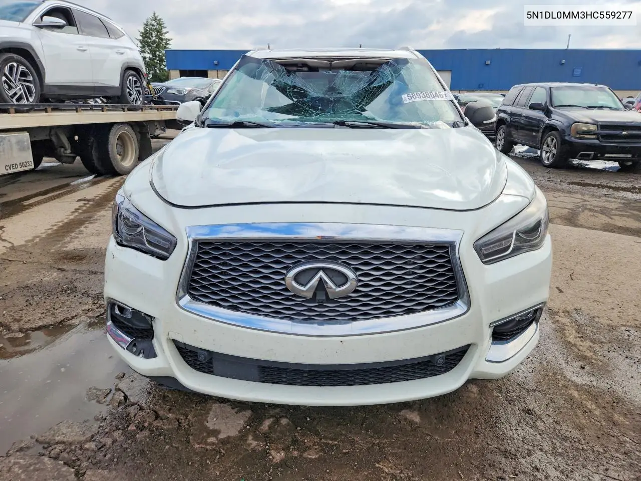 2017 Infiniti Qx60 Base VIN: 5N1DL0MM3HC559277 Lot: 58938046