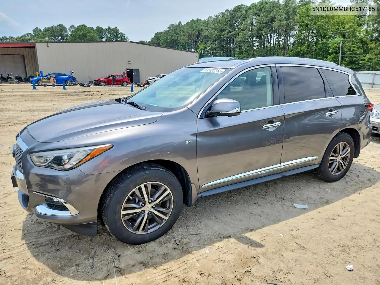 2017 Infiniti Qx60 Base VIN: 5N1DL0MM8HC517185 Lot: 59701116