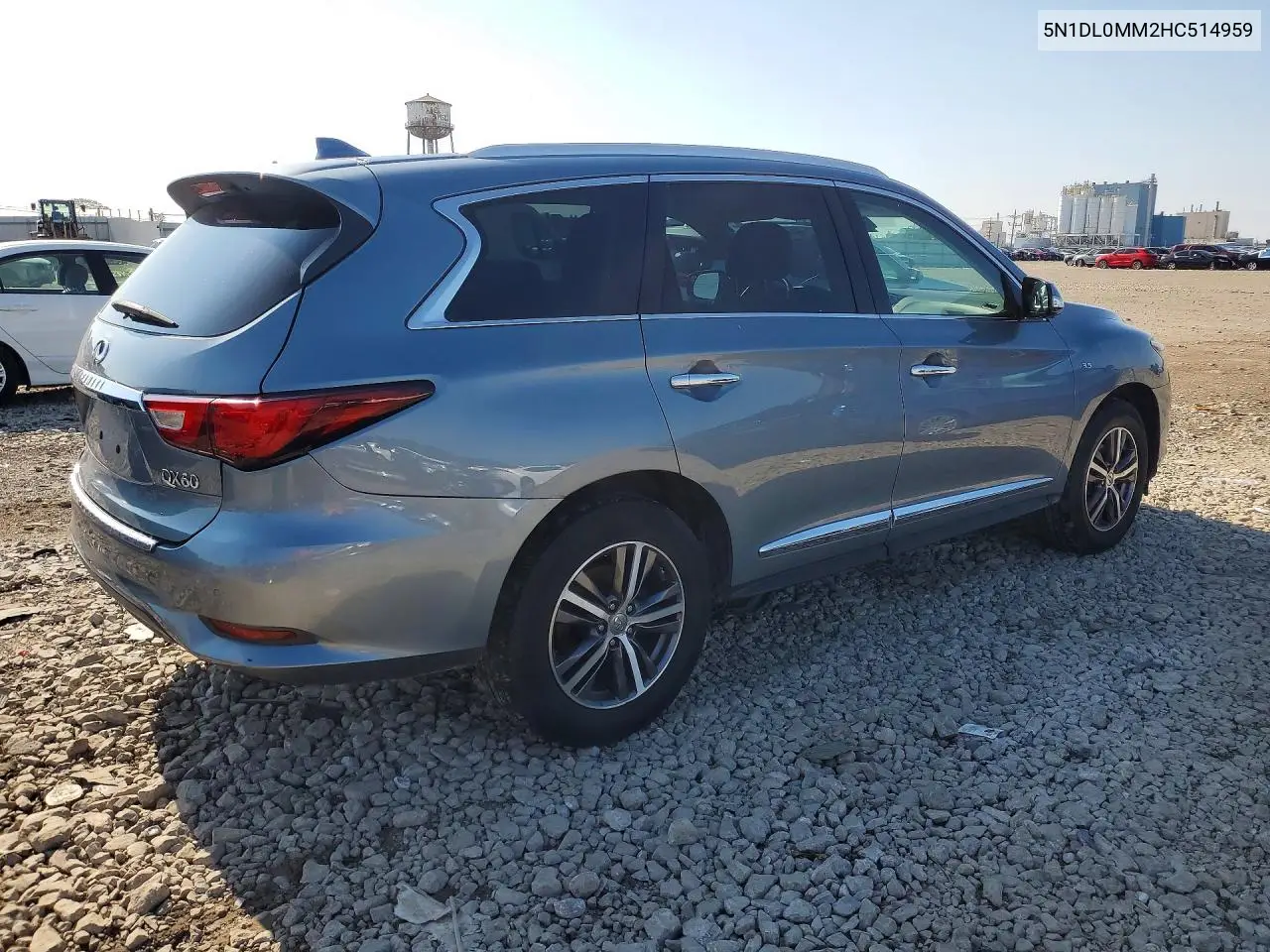 2017 Infiniti Qx60 Base VIN: 5N1DL0MM2HC514959 Lot: 60122056