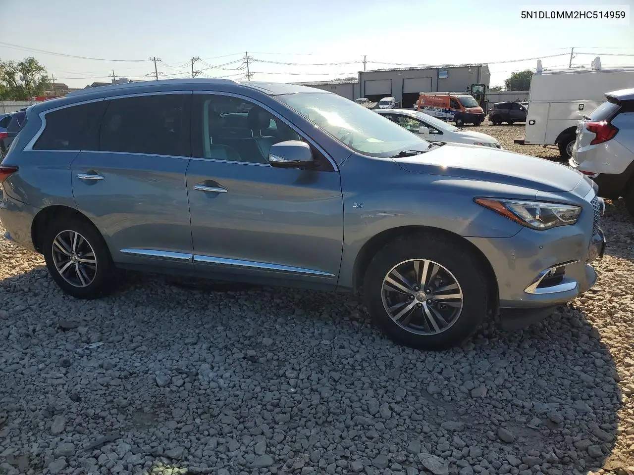2017 Infiniti Qx60 Base VIN: 5N1DL0MM2HC514959 Lot: 60122056