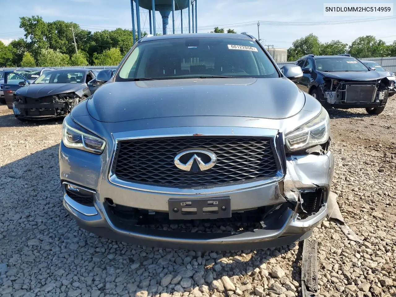 2017 Infiniti Qx60 Base VIN: 5N1DL0MM2HC514959 Lot: 60122056