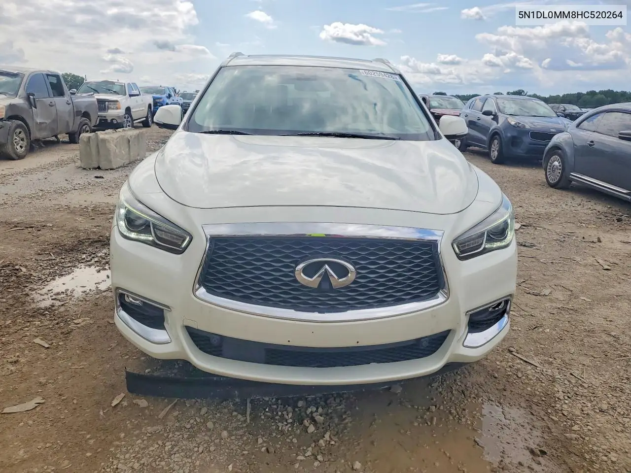 2017 Infiniti Qx60 Base VIN: 5N1DL0MM8HC520264 Lot: 60259426