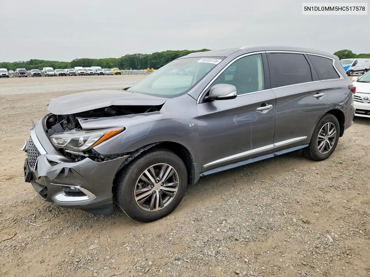 2017 Infiniti Qx60 Base VIN: 5N1DL0MM5HC517578 Lot: 60305726