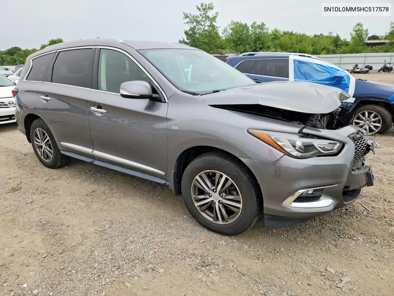2017 Infiniti Qx60 Base VIN: 5N1DL0MM5HC517578 Lot: 60305726