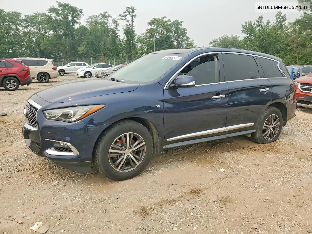 2017 Infiniti Qx60 Base VIN: 5N1DL0MM6HC522031 Lot: 60585276