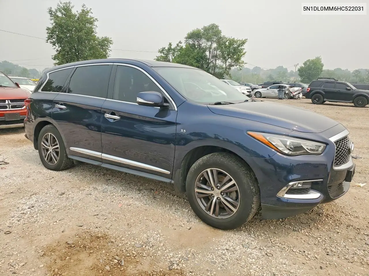 2017 Infiniti Qx60 Base VIN: 5N1DL0MM6HC522031 Lot: 60585276