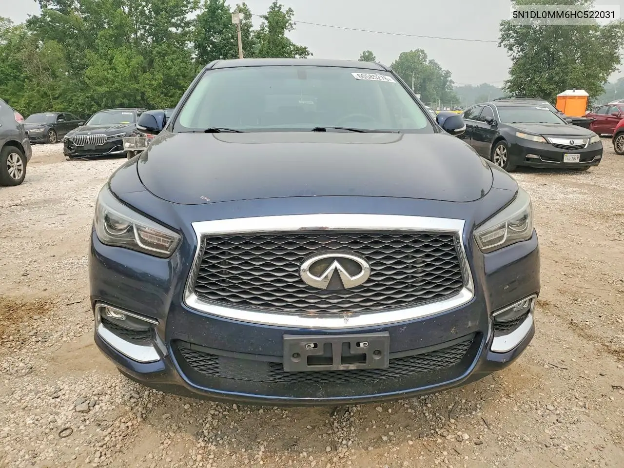 2017 Infiniti Qx60 Base VIN: 5N1DL0MM6HC522031 Lot: 60585276
