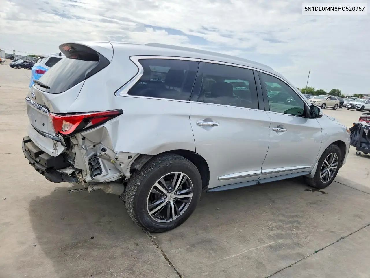 2017 Infiniti Qx60 Base VIN: 5N1DL0MN8HC520967 Lot: 60767386