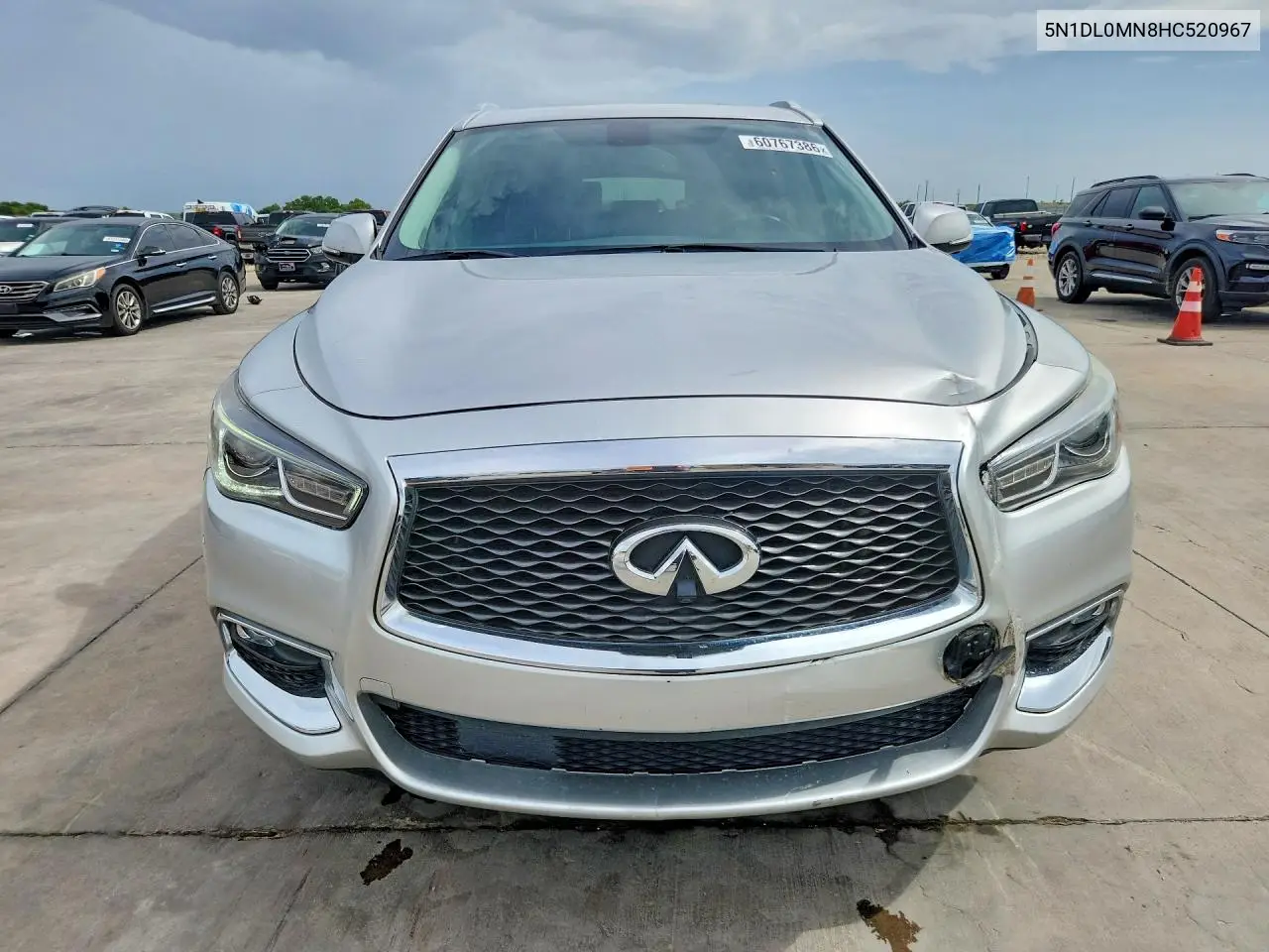 2017 Infiniti Qx60 Base VIN: 5N1DL0MN8HC520967 Lot: 60767386