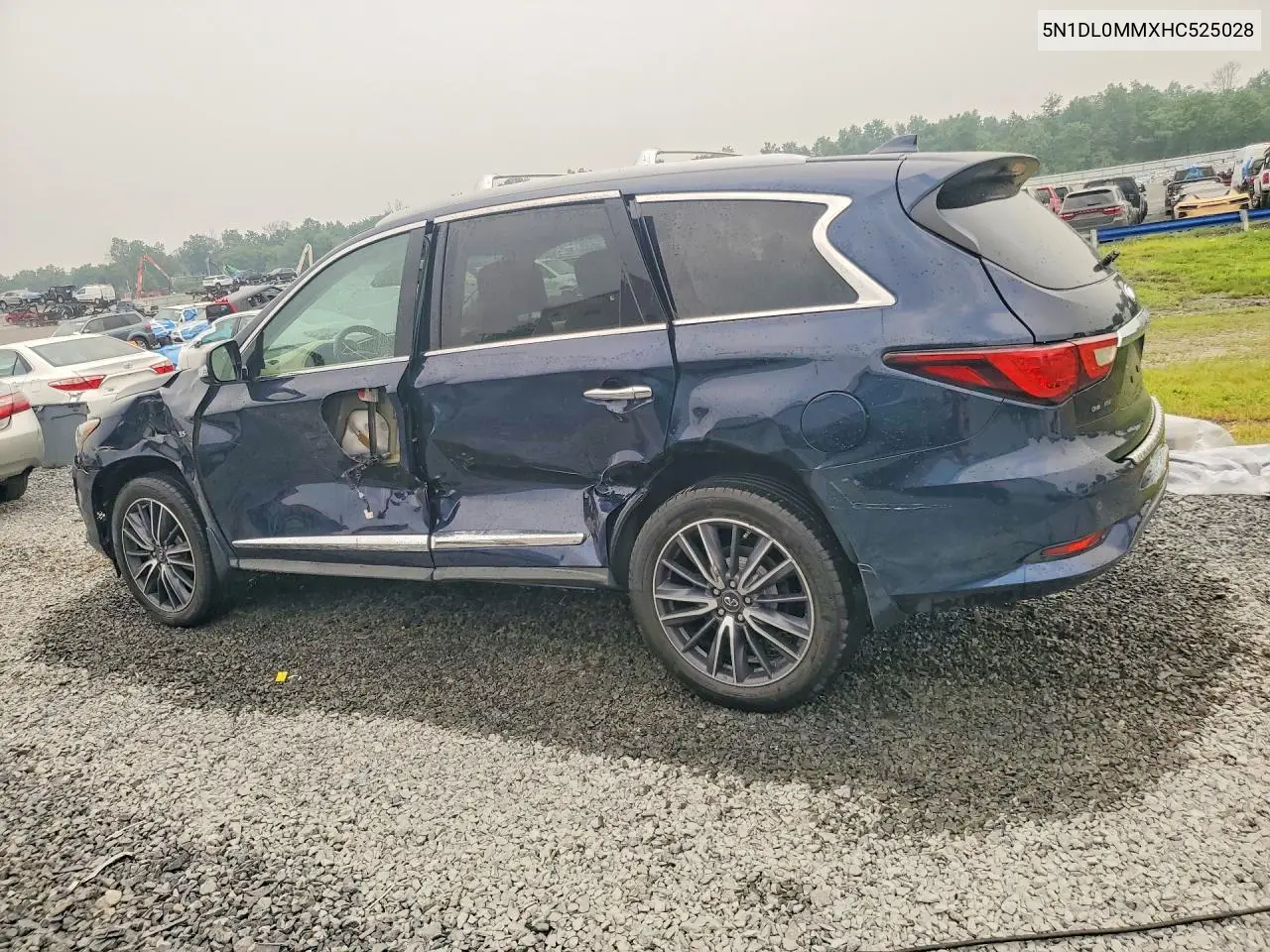 2017 Infiniti Qx60 Base VIN: 5N1DL0MMXHC525028 Lot: 60841946