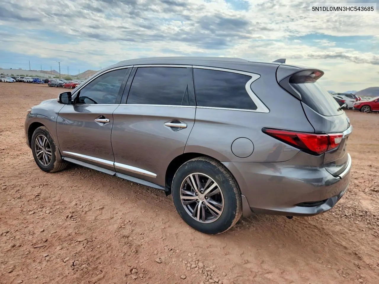 2017 Infiniti Qx60 Base VIN: 5N1DL0MN3HC543685 Lot: 61179646