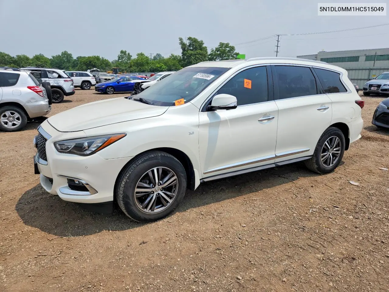 2017 Infiniti Qx60 Base VIN: 5N1DL0MM1HC515049 Lot: 61180996