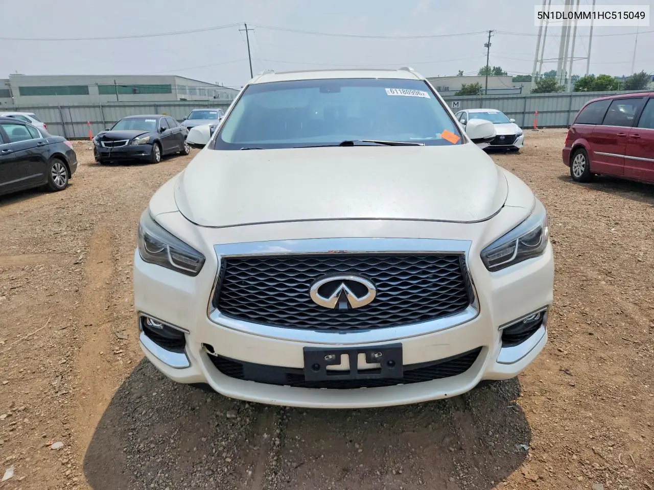 2017 Infiniti Qx60 Base VIN: 5N1DL0MM1HC515049 Lot: 61180996