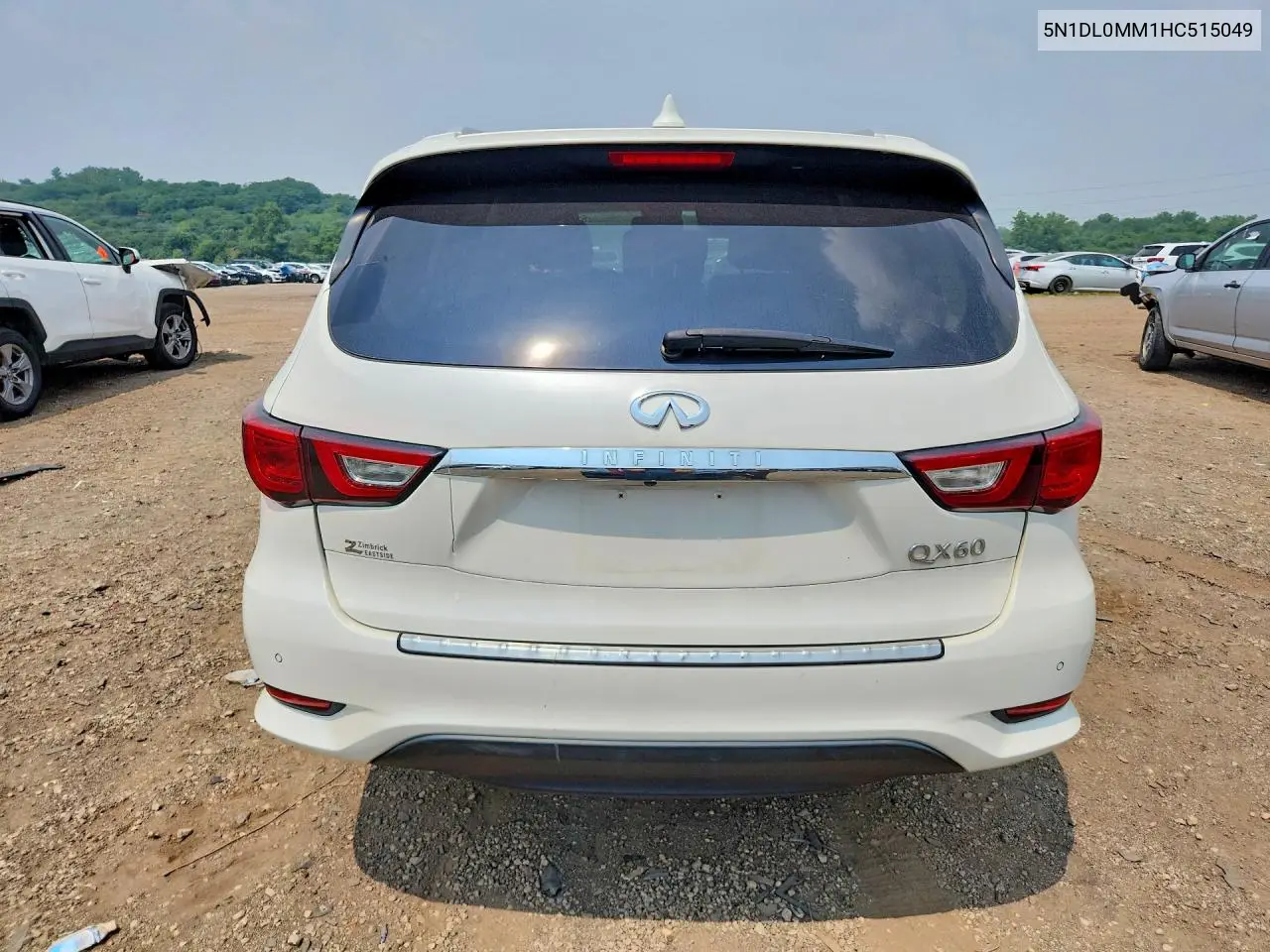 2017 Infiniti Qx60 Base VIN: 5N1DL0MM1HC515049 Lot: 61180996
