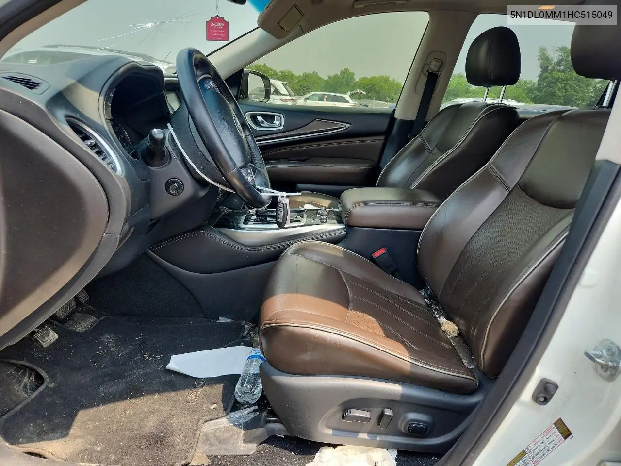 2017 Infiniti Qx60 Base VIN: 5N1DL0MM1HC515049 Lot: 61180996