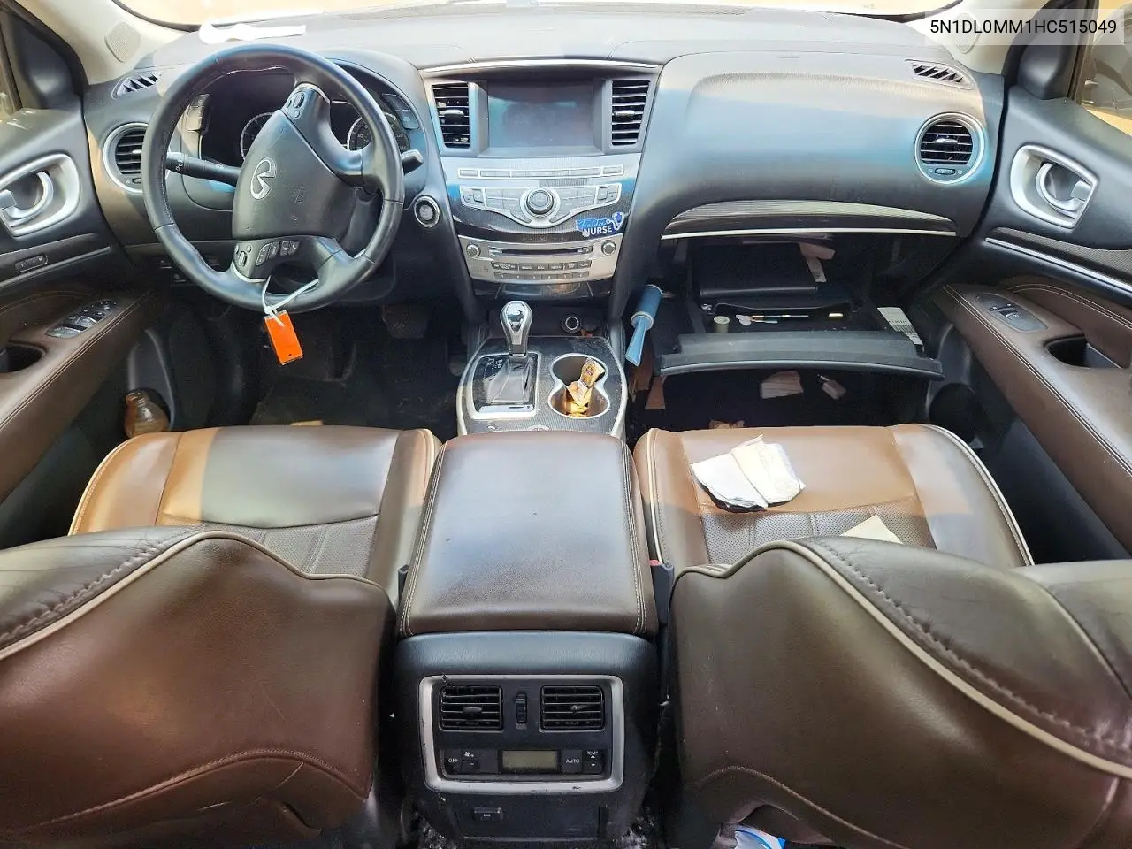 2017 Infiniti Qx60 Base VIN: 5N1DL0MM1HC515049 Lot: 61180996