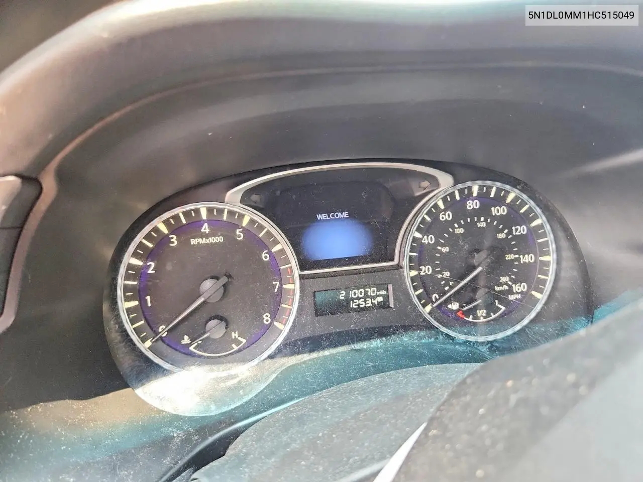 2017 Infiniti Qx60 Base VIN: 5N1DL0MM1HC515049 Lot: 61180996