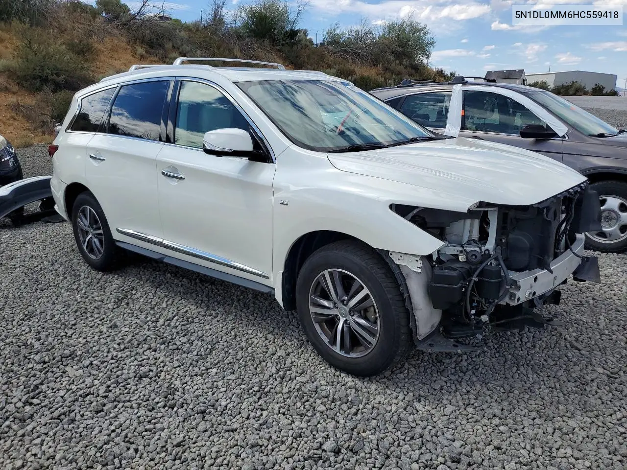 2017 Infiniti Qx60 Base VIN: 5N1DL0MM6HC559418 Lot: 61380386