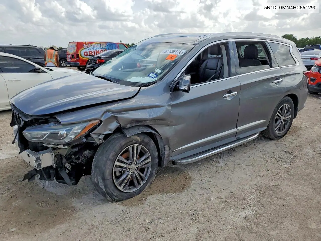 2017 Infiniti Qx60 Base VIN: 5N1DL0MN4HC561290 Lot: 61436726
