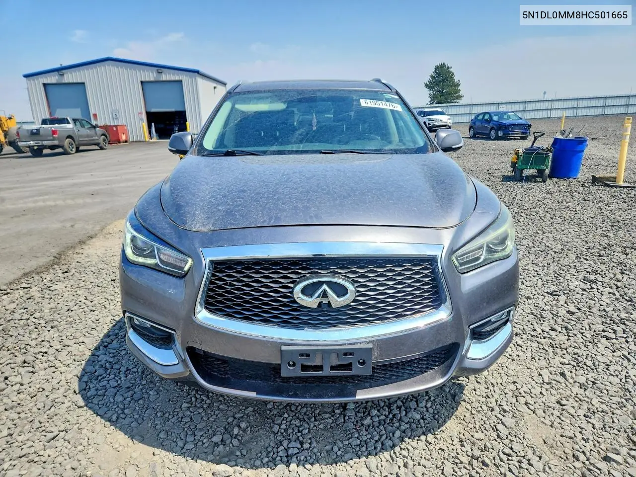 2017 Infiniti Qx60 Base VIN: 5N1DL0MM8HC501665 Lot: 61951476