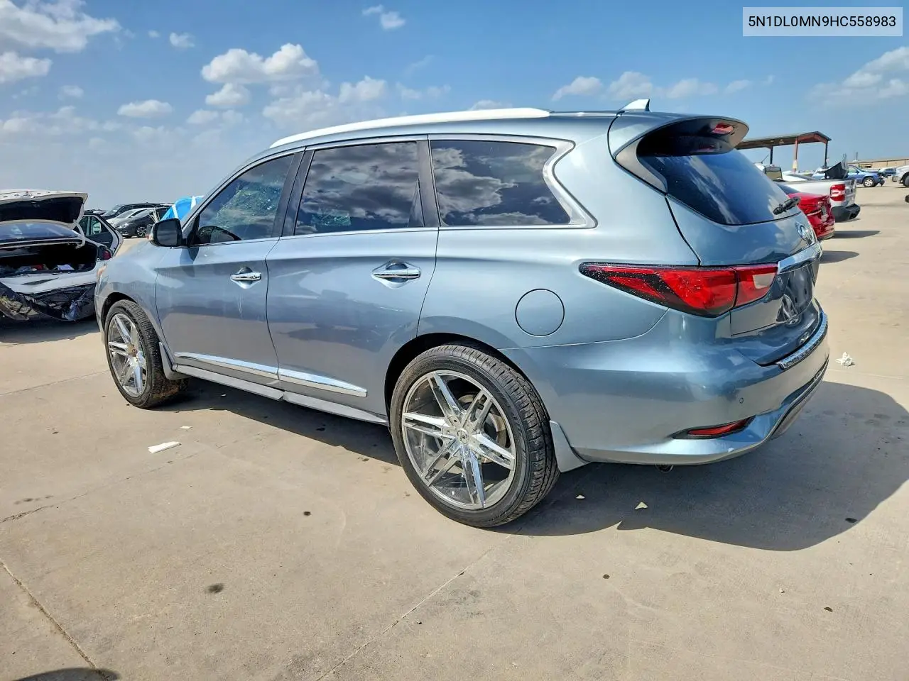 2017 Infiniti Qx60 Base VIN: 5N1DL0MN9HC558983 Lot: 62061166