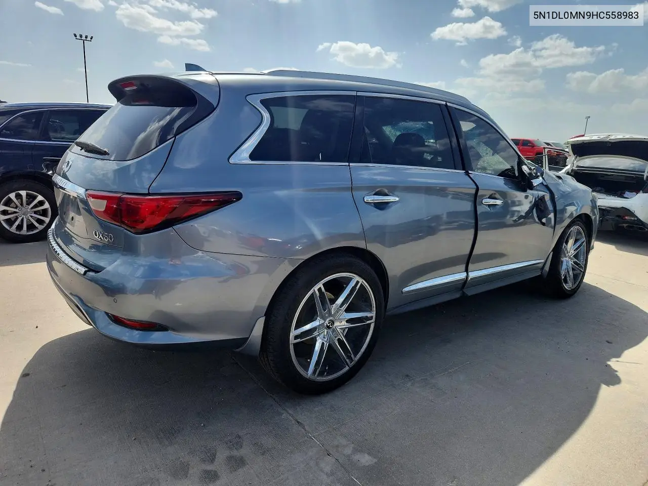 2017 Infiniti Qx60 Base VIN: 5N1DL0MN9HC558983 Lot: 62061166