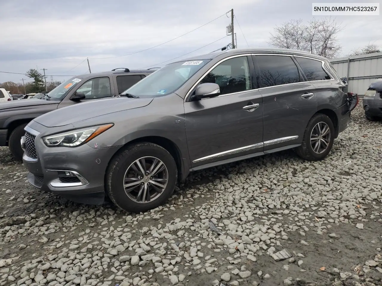 5N1DL0MM7HC523267 2017 Infiniti Qx60 Base