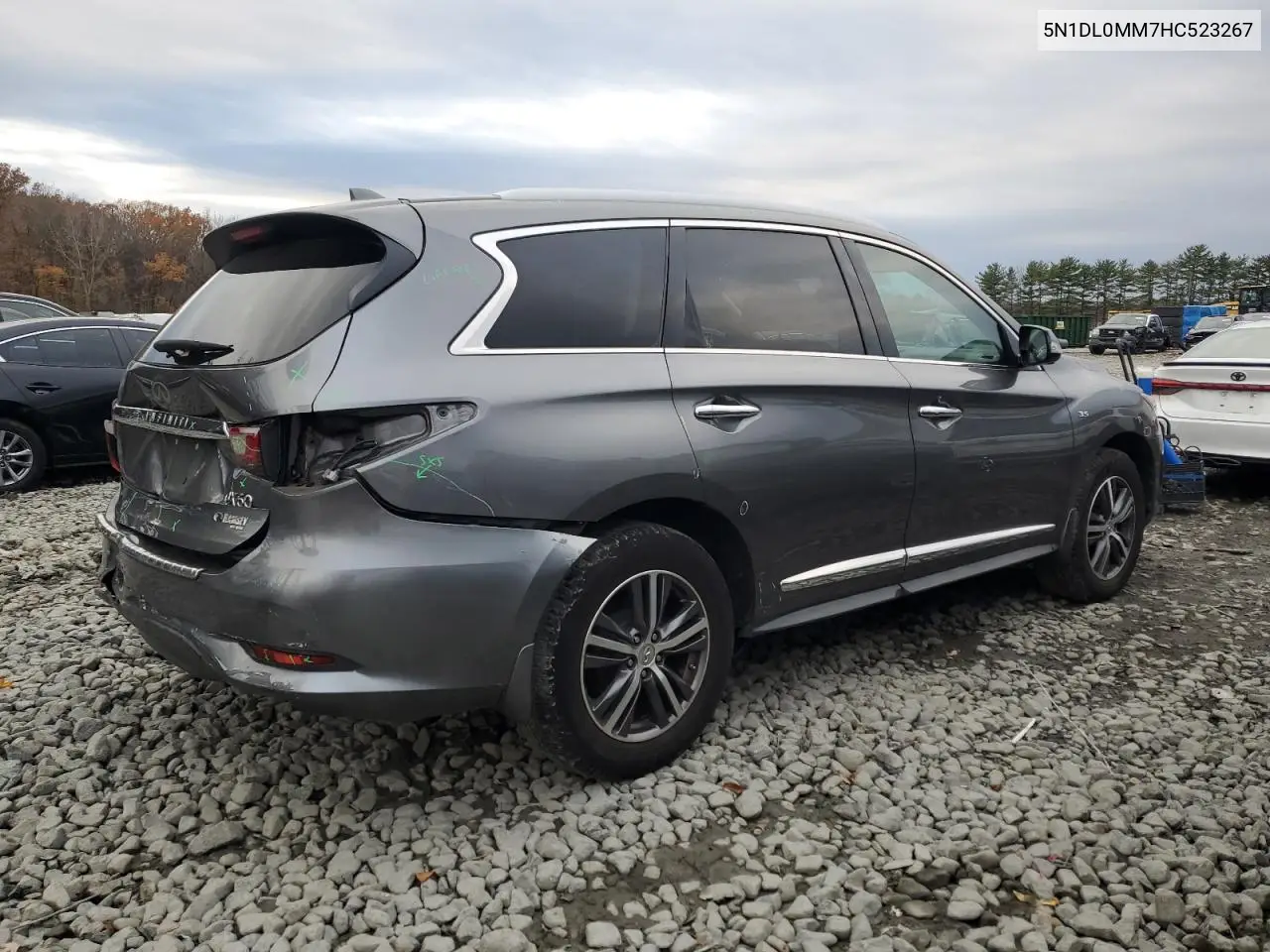 5N1DL0MM7HC523267 2017 Infiniti Qx60 Base