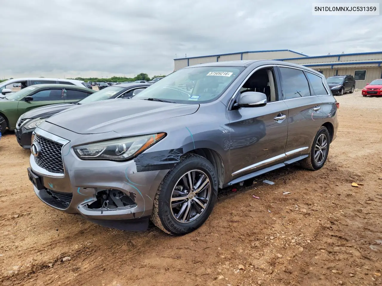 2018 Infiniti Qx60 Base VIN: 5N1DL0MNXJC531359 Lot: 57509216