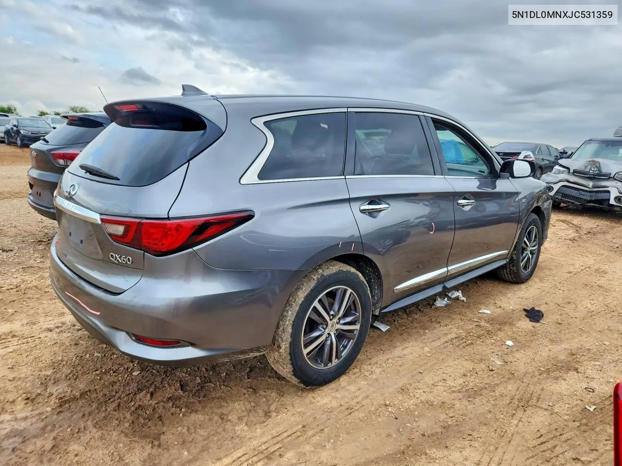 2018 Infiniti Qx60 Base VIN: 5N1DL0MNXJC531359 Lot: 57509216