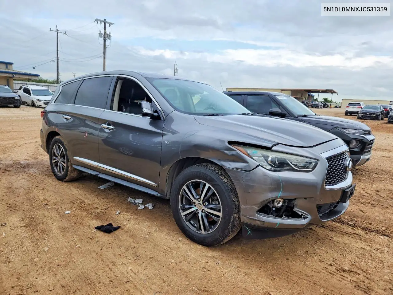2018 Infiniti Qx60 Base VIN: 5N1DL0MNXJC531359 Lot: 57509216