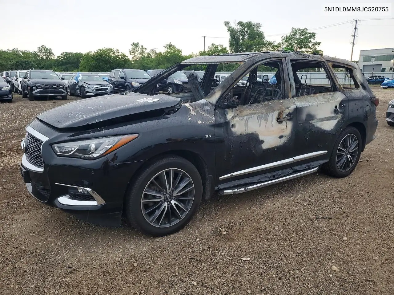 2018 Infiniti Qx60 Base VIN: 5N1DL0MM8JC520755 Lot: 57853516