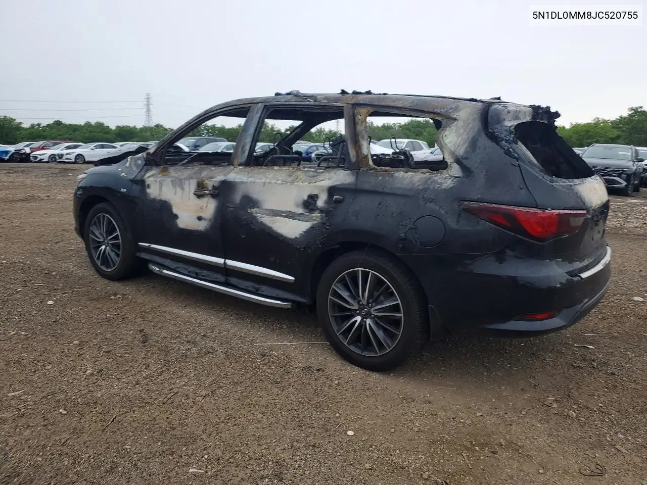 2018 Infiniti Qx60 Base VIN: 5N1DL0MM8JC520755 Lot: 57853516