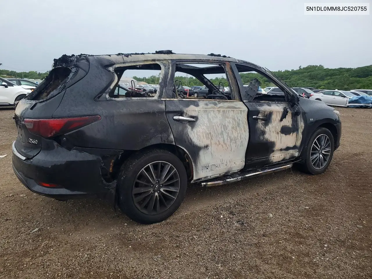 2018 Infiniti Qx60 Base VIN: 5N1DL0MM8JC520755 Lot: 57853516
