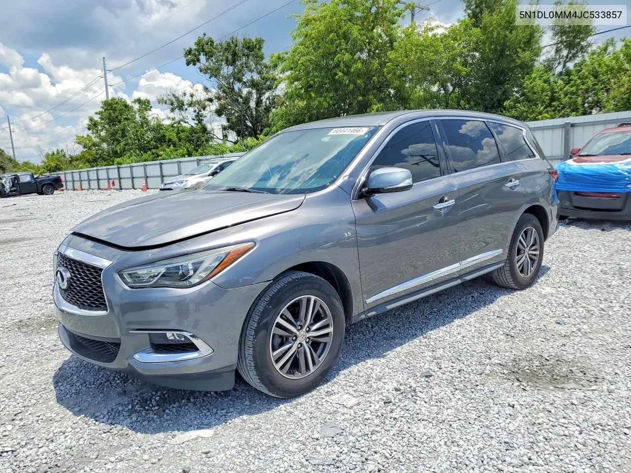 2018 Infiniti Qx60 Base VIN: 5N1DL0MM4JC533857 Lot: 60441466