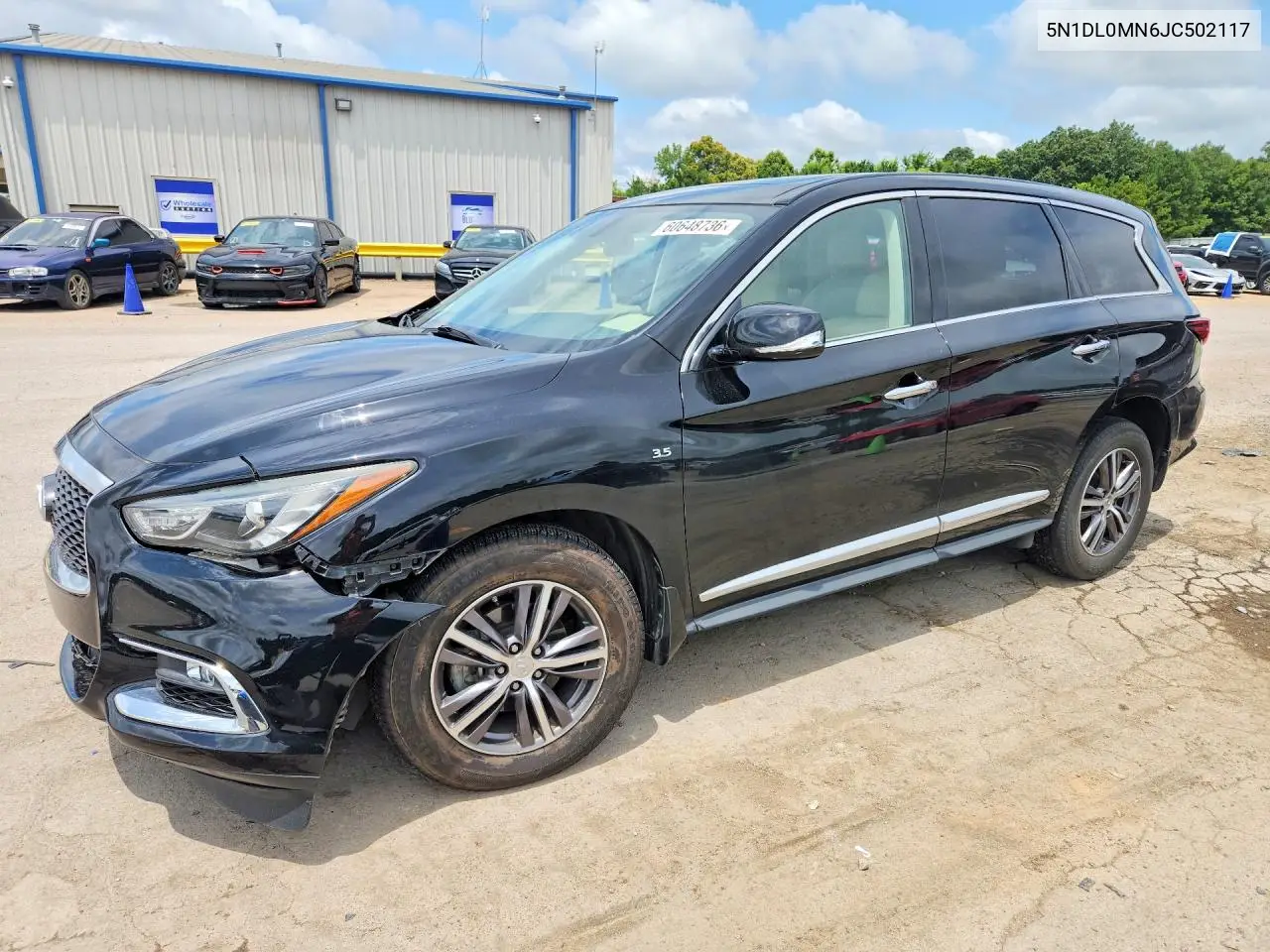 2018 Infiniti Qx60 Base VIN: 5N1DL0MN6JC502117 Lot: 60648736