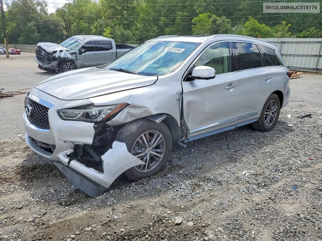 2018 Infiniti Qx60 Base VIN: 5N1DL0MN6JC515174 Lot: 60651046