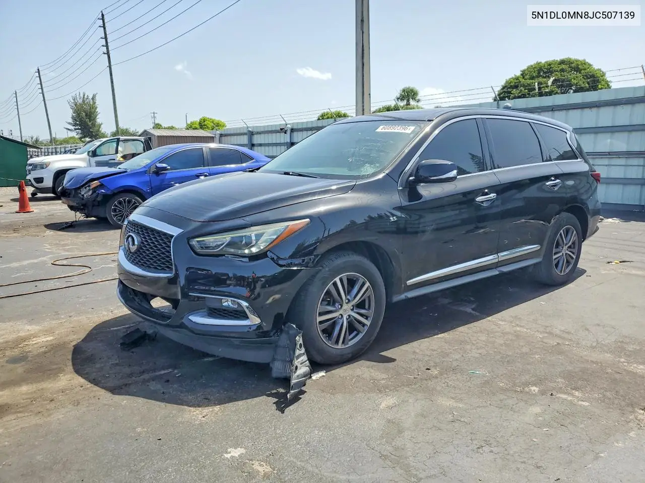 2018 Infiniti Qx60 Base VIN: 5N1DL0MN8JC507139 Lot: 60892396