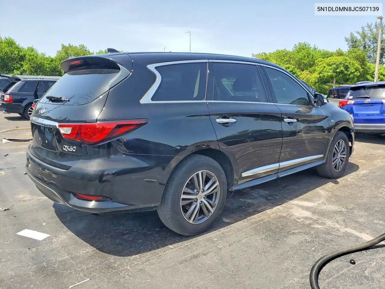 2018 Infiniti Qx60 Base VIN: 5N1DL0MN8JC507139 Lot: 60892396