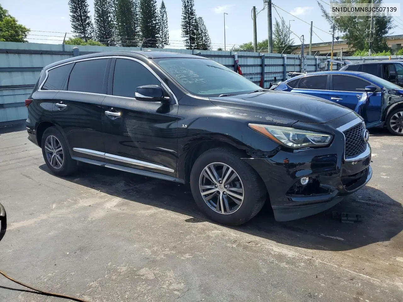 2018 Infiniti Qx60 Base VIN: 5N1DL0MN8JC507139 Lot: 60892396