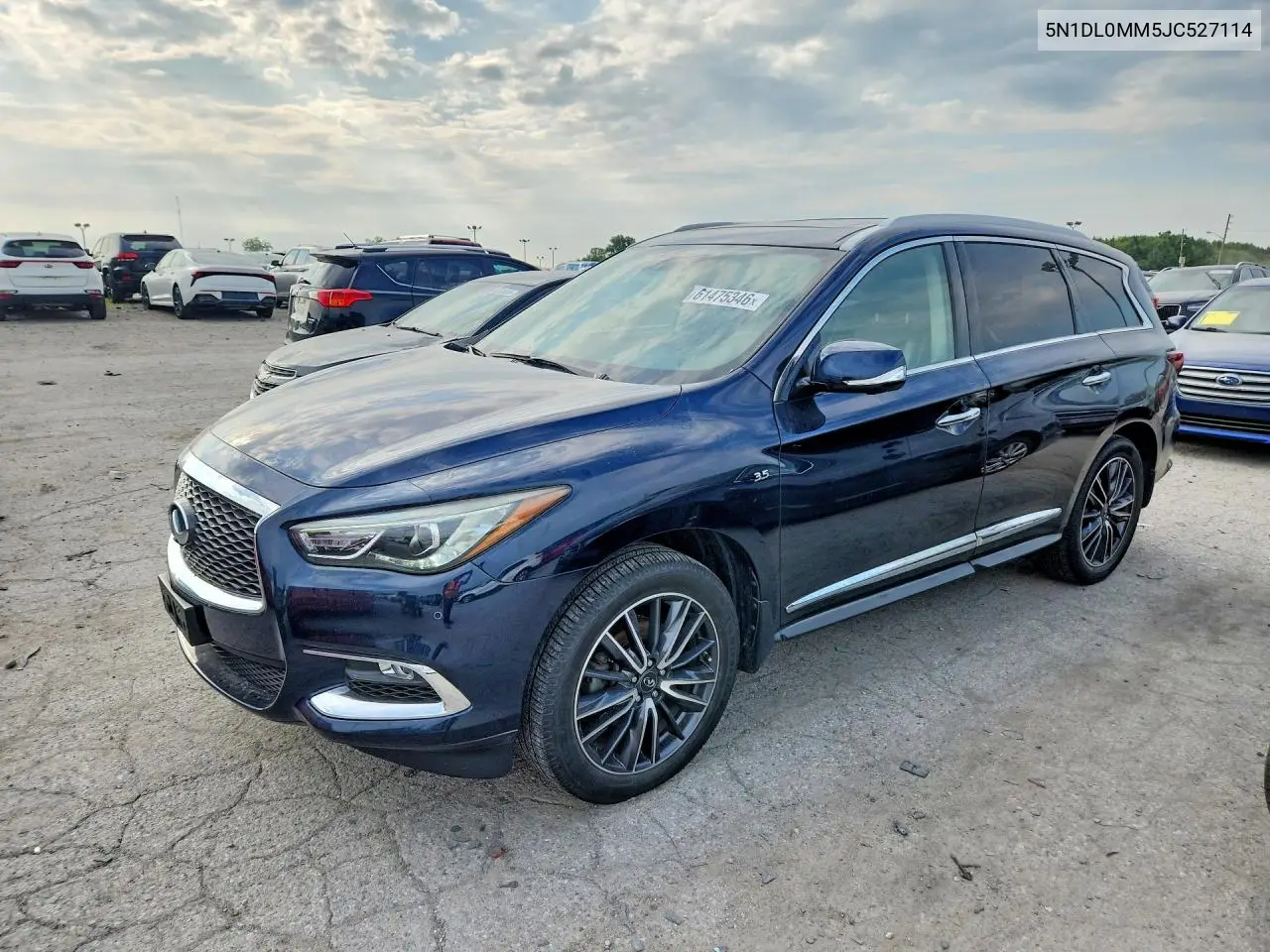 2018 Infiniti Qx60 Base VIN: 5N1DL0MM5JC527114 Lot: 61475346