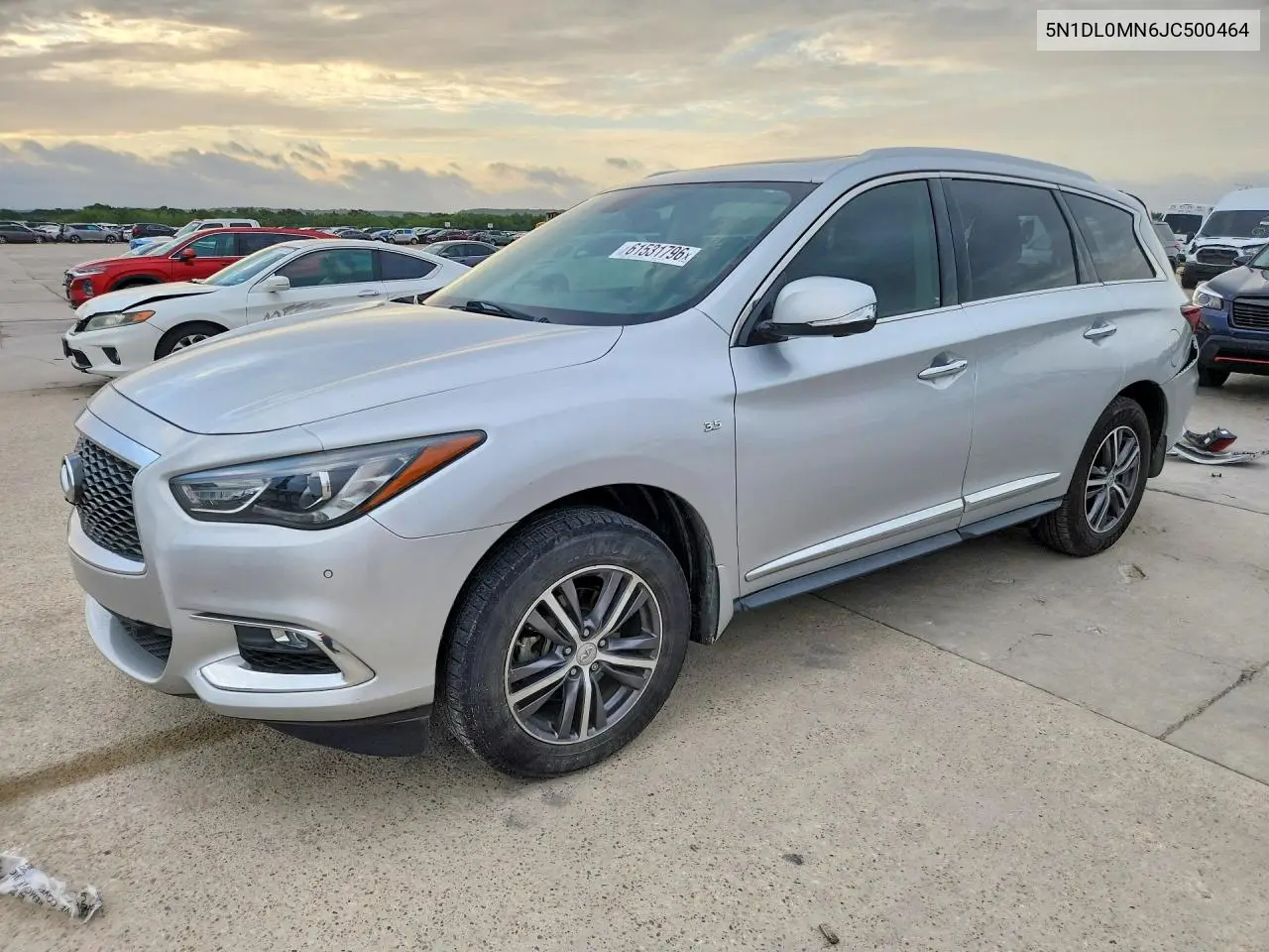 2018 Infiniti Qx60 Base VIN: 5N1DL0MN6JC500464 Lot: 61531796