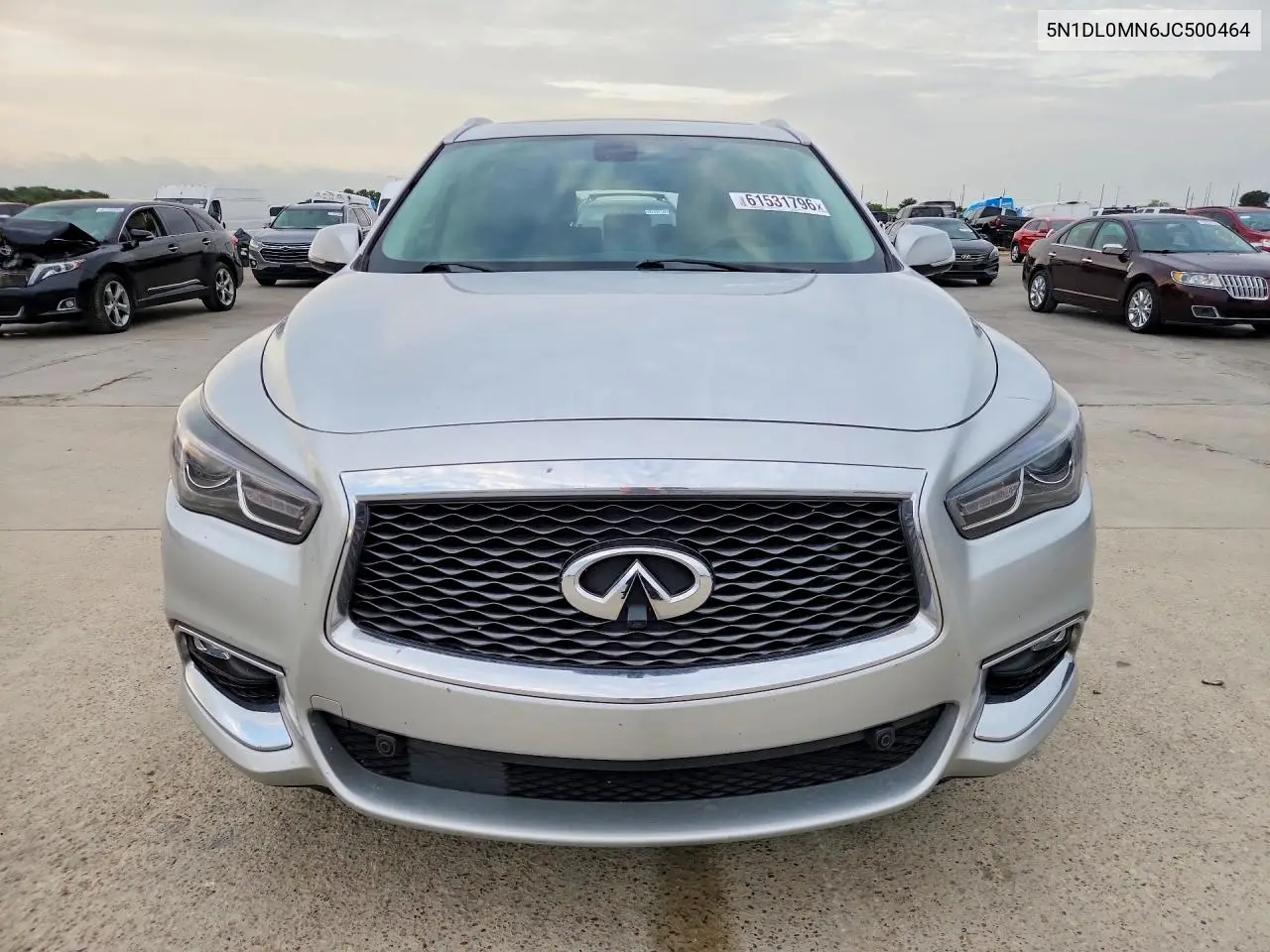 2018 Infiniti Qx60 Base VIN: 5N1DL0MN6JC500464 Lot: 61531796