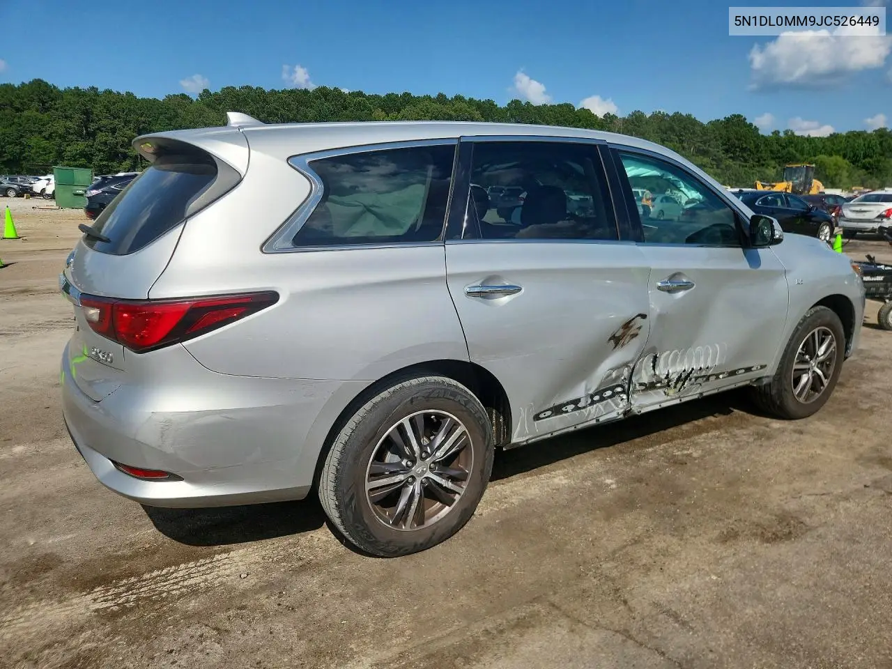 2018 Infiniti Qx60 Base VIN: 5N1DL0MM9JC526449 Lot: 77248545