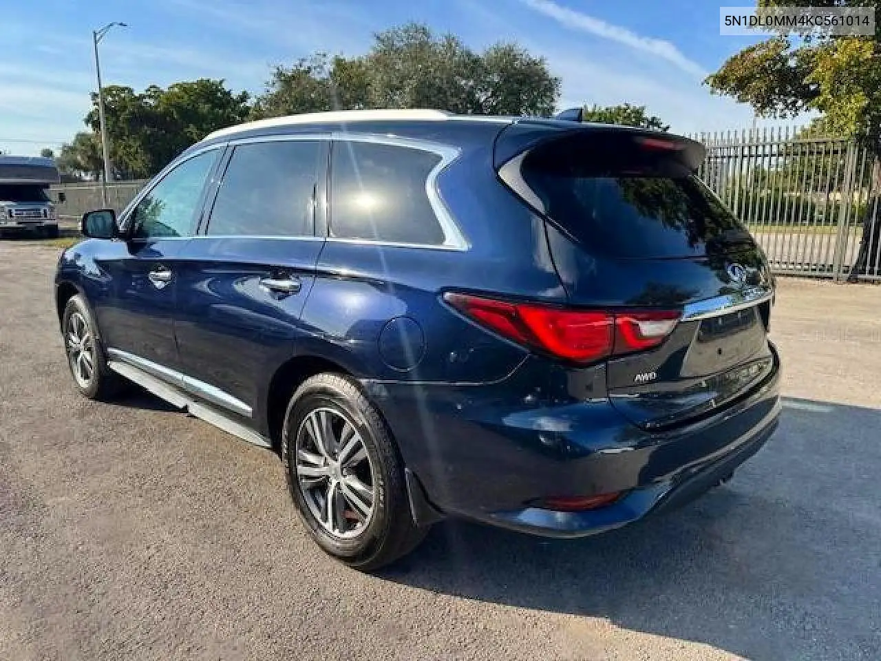 2019 Infiniti Qx60 Pure VIN: 5N1DL0MM4KC561014 Lot: 56175006