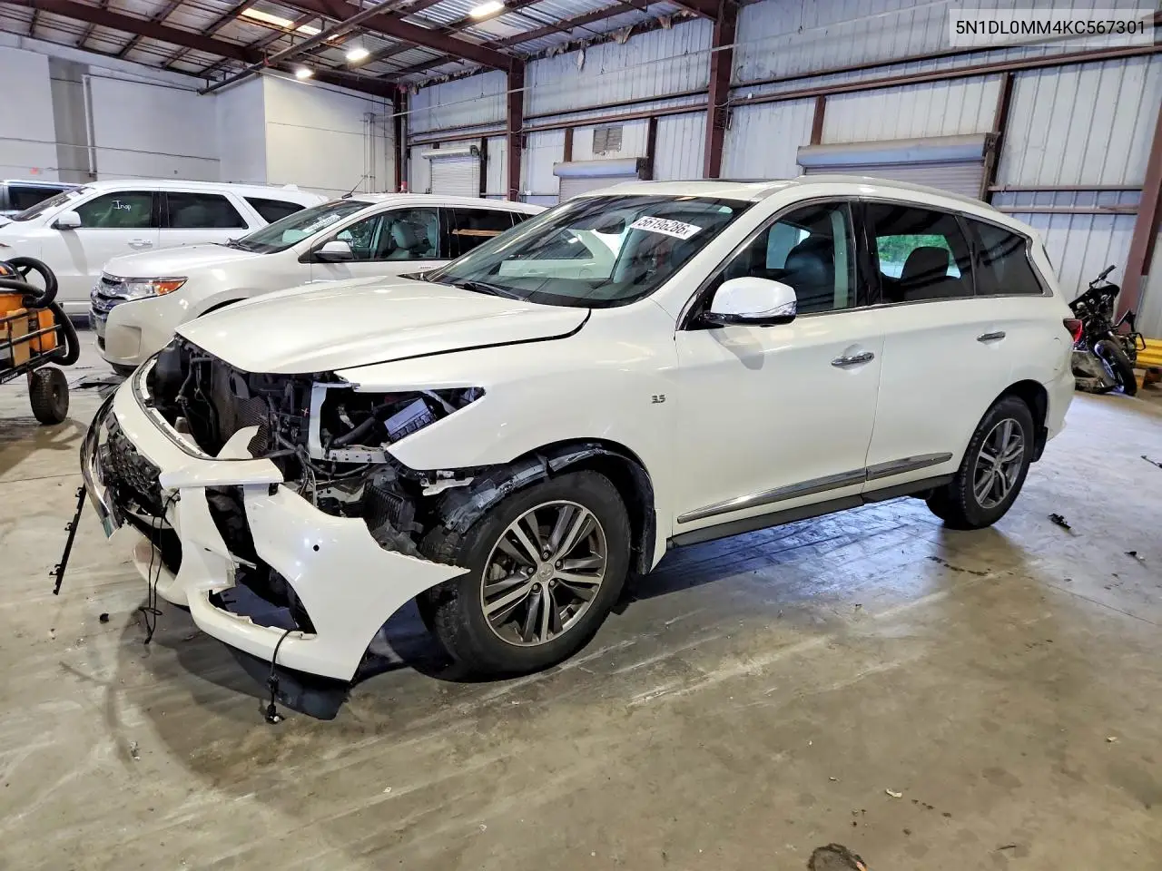 2019 Infiniti Qx60 Luxe VIN: 5N1DL0MM4KC567301 Lot: 56196286