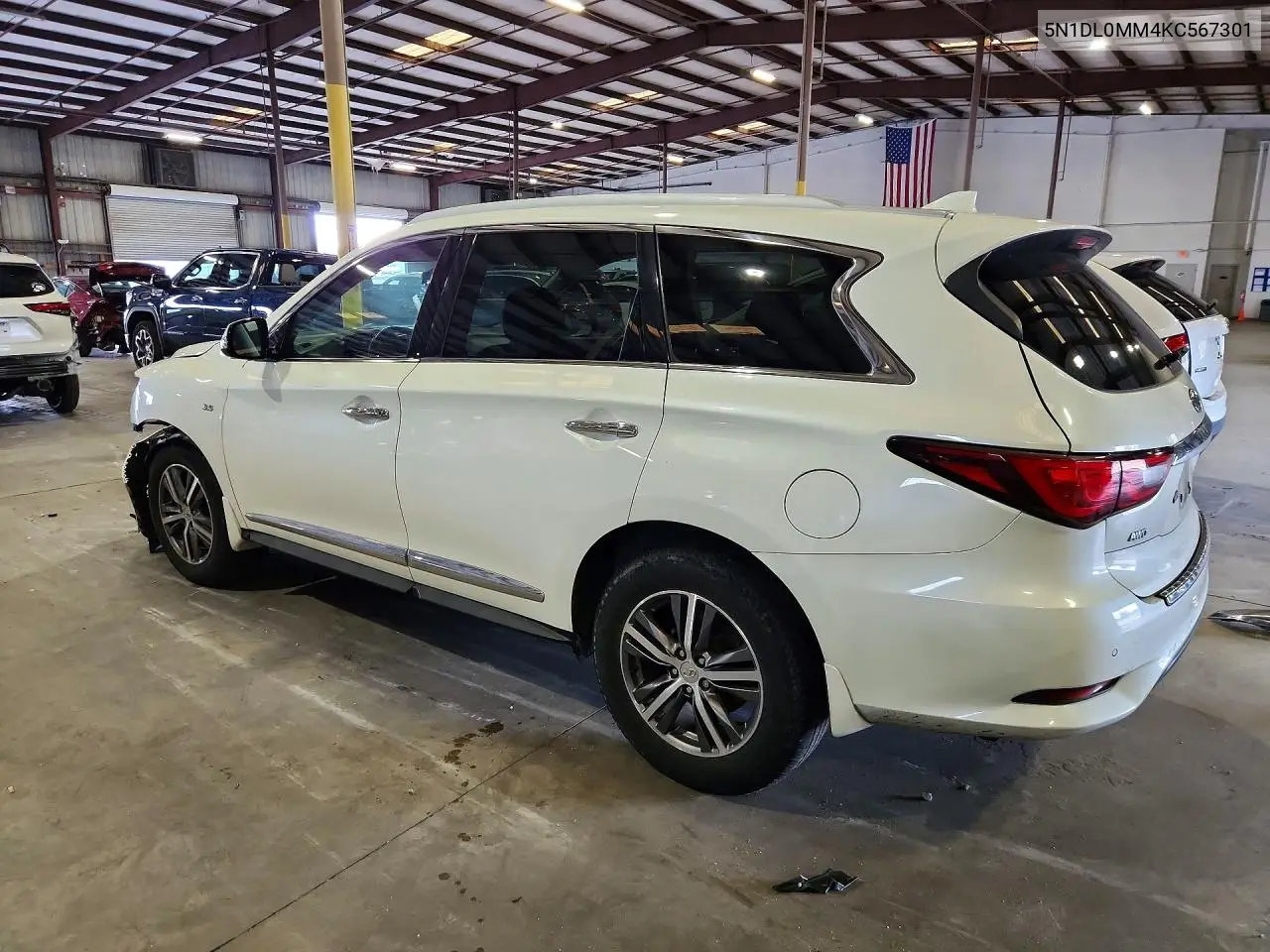 2019 Infiniti Qx60 Luxe VIN: 5N1DL0MM4KC567301 Lot: 56196286