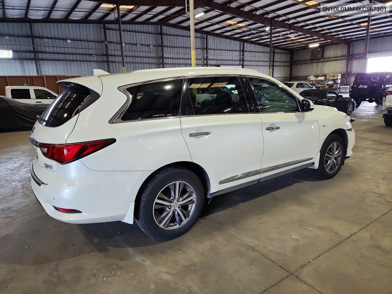 2019 Infiniti Qx60 Luxe VIN: 5N1DL0MM4KC567301 Lot: 56196286