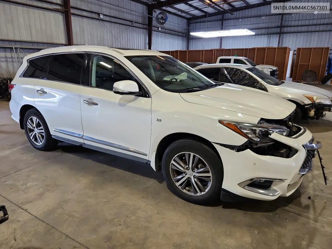 2019 Infiniti Qx60 Luxe VIN: 5N1DL0MM4KC567301 Lot: 56196286