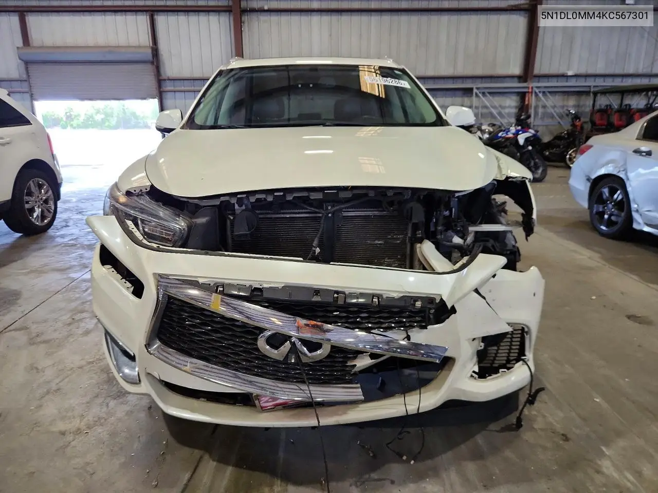 2019 Infiniti Qx60 Luxe VIN: 5N1DL0MM4KC567301 Lot: 56196286